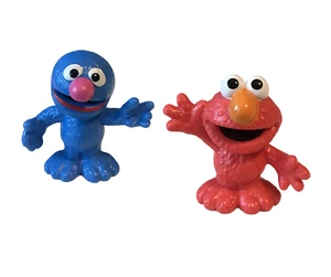 Playskool Sesame Street Elmo Grover 3" Figures New Loose - Picture 1 of 3