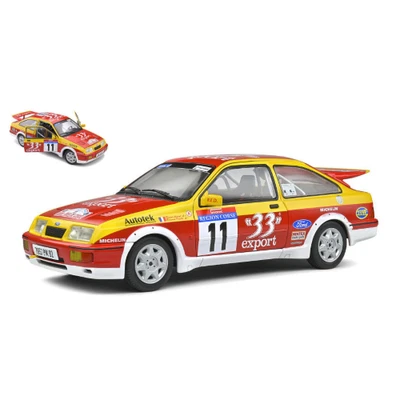 FORD SIERRA COSWORTH RS N.11 TOUR DE CORSE 1987 AURIOL-OCELLI 1:18 Solido Auto R - Immagine 1 di 4