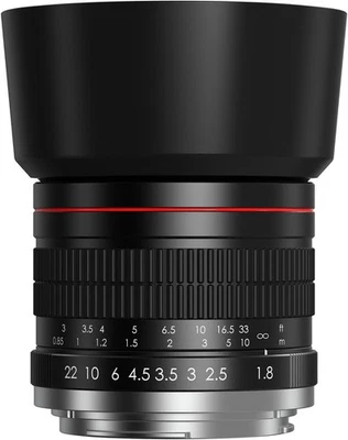 85mm F1.8 Medium Telephoto Prime Lens Compatible with Canon EOS DSLR - Image 1 of 4