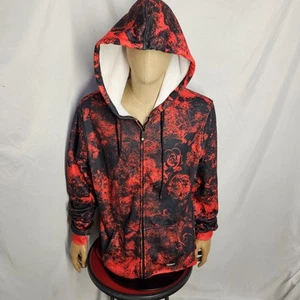 Fresh Hoods Roses Are Red Tie-Dye Hoodie Unisex Size X-Large - Picture 1 of 10