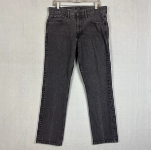 Polo Ralph Lauren Jeans Men 33x30 The Prospect Straight Black Denim 1967 - Picture 1 of 10