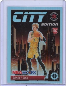 2023-24 Hoops Premium Stock - City Edition Silver Prizm Gradey Dick (RC) #6 - Picture 1 of 2