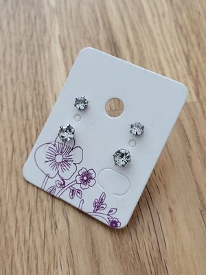 Ohrringe 2er Set silber/Strass  von Accessorize- Modeschmuck - Bild 1 von 4