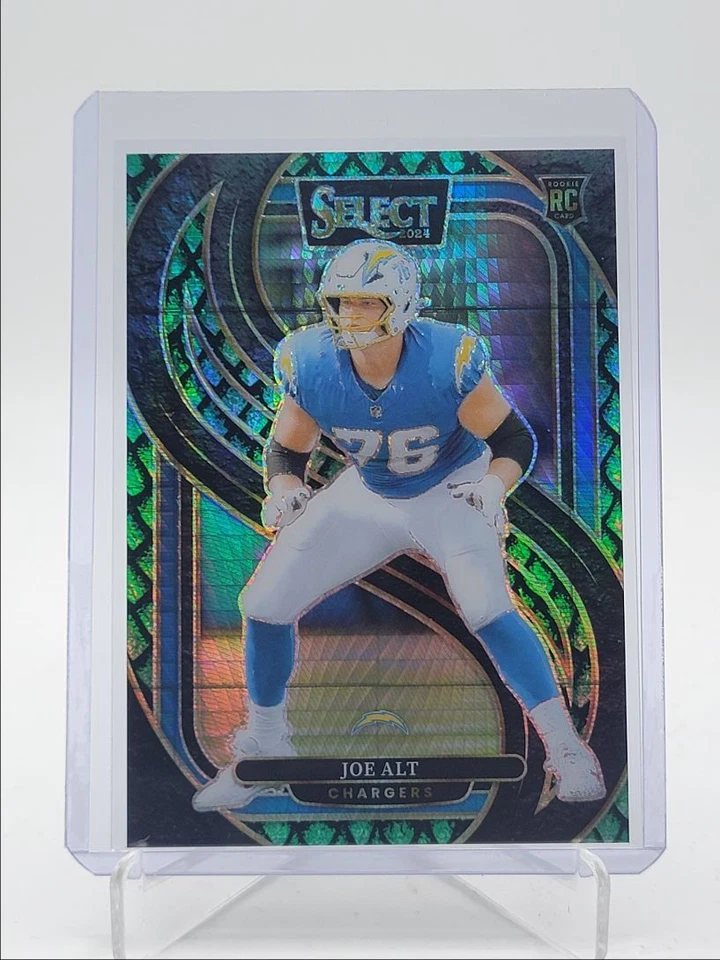 JOE ALT 2024 SELECT PREMIER LEVEL ROOKIE DRAGON SCALE PRIZM RC /81 Q0398 - Image 1 of 2