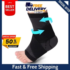 Foot Drop Ankle Brace Splint Orthotics Fracture Sprain Injury Stabilizer Support - Picture 1 of 2