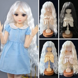 Peluca BJD Pelucas De Pelo Suave Rizadas Largas Onduladas 1/3 1/6 Muñecas BJD - Picture 1 of 23