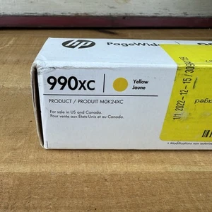 HP PageWide Cartridge 990XC Yellow M0K24XC SEP 2025 - Bild 1 von 7