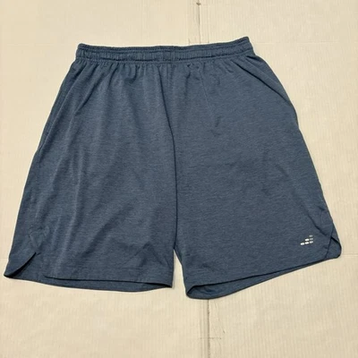 Shorts de basquete masculino XL azul BCG atlético curto adulto academia esportes ativos casuais - Imagem 1 de 4