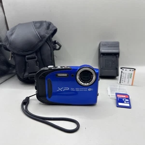 Cámara digital Fujifilm FinePix XP80 16,4 MP azul impermeable con carga de lotes adicionales - Imagen 1 de 13