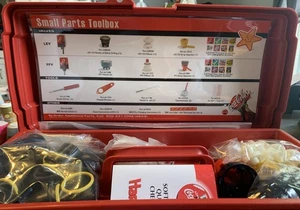 Hardees Coca-Cola Pop Machine Small Parts Toolbox - Picture 1 of 10