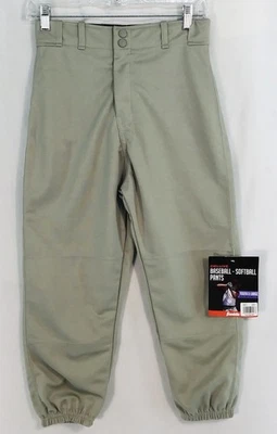 New Franklin Deluxe Baseball-Softball Pants Youth XL Grey Pro-Formance 23427F5 - Image 1 of 4