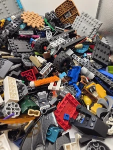 LEGO 4 lbs Pounds Random Building Parts Pieces Plates Bricks Washed Bulk Lot - Picture 1 of 8