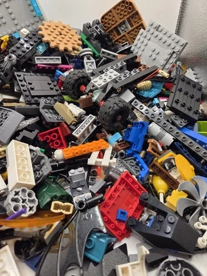 LEGO 4 lbs Pounds Random Building Parts Pieces Plates Bricks Washed Bulk Lot - Image 1 of 4