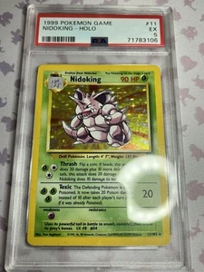 Pokémon Spiel Nidoking 1999 - Holo 11/102 - Bild 1 von 2