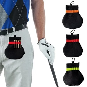 Spacious Golf Ball Tee Holder Portable Golf Stud Pocket Valuables Storage - Photo 1/15