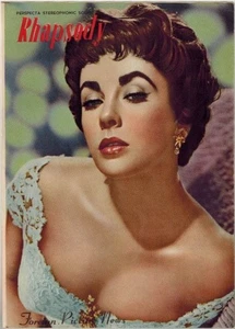 *PB0040 [Decisión rápida] Folleto de la película Rapsodia Charles Vidor Elizabeth Taylor - Imagen 1 de 1