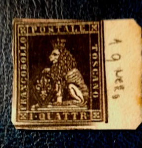 1857 TOSCANA SECONDA EMISSIONE NUOVO CATALOGO SASSONE € 1,200 CON FILIGRANA - Foto 1 di 2