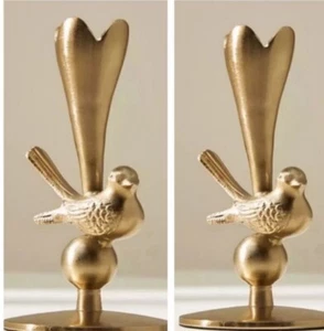 New Anthropologie Terrain Marizia Sparrow Metal Candle Holder Set Of 4 For $65 - Picture 1 of 8
