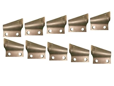 5 RH & 5 LH Carbide Trenching Teeth- B135910, B135911, 3" Centers on Bolt Hole - Image 1 of 2