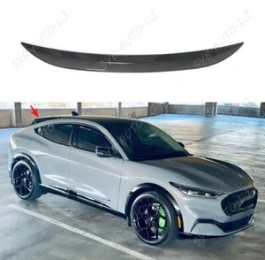 Alerón de techo para Ford Mustang Mach-E 2021-2024 labio de ala GT estilo carbono ABS - Imagen 1 de 5