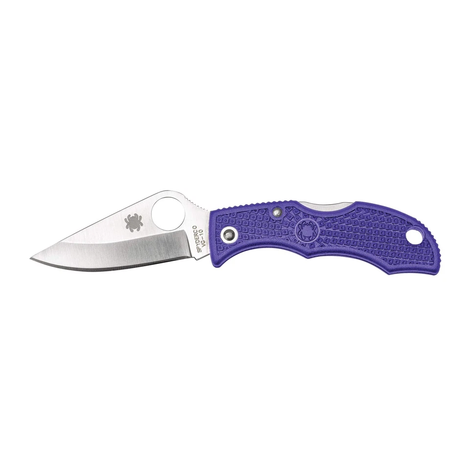 Spyderco Ladybug3 Purple FRN Handle, FE Blade Fold Knife LPRP3 - Image 1 of 1