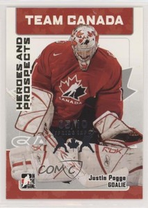 2006-07 ITG Heroes and Prospects Spring Expo /10 Justin Pogge #140