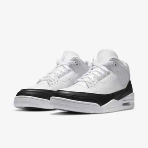 Air Jordan 3 Fragment "White Black” Colorway Size 13 DA3595-100 *Pre-Owned* - Picture 1 of 9