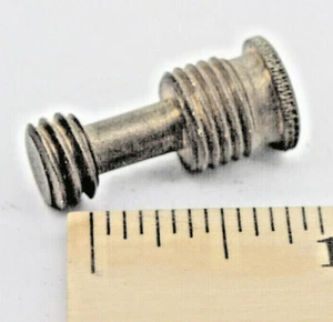Camera Adapter Screw 3/8-16 Tip on 7/16-20 Base Brass Knurled Thumbscrew - Y803 - Picture 1 of 1