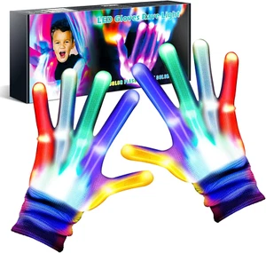 Easter Basket Stuffers Toys for Ages 2-4 5-7, Light up Led Gloves Boys Toys Age - Picture 1 of 13