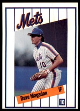 1991 KAHN'S NEW YORK METS DAVE MAGADAN NEW YORK METS #NNO