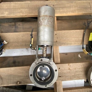 APV 3" DN80 Sanitary food grade Butterfly Valve pneumatic actuator DN3"TPN10 316 - Picture 1 of 10