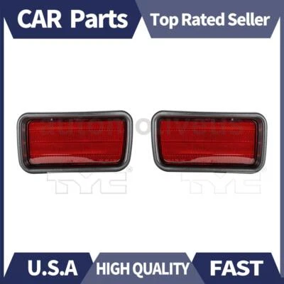 Left Right Reflector Assembly 2 X TYC For Mitsubishi 1999-2004 - Image 1 of 4