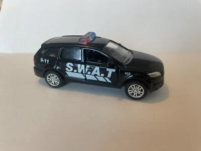 Miniauto Working Pull Back Friction S.W.A.T. SUV Doors Open Loose - Image 1 of 4