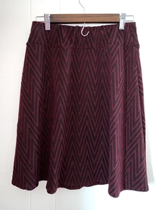 Joe B Benbasset A-line Pull-on Skirt Wine Black Large Maroon - Picture 1 of 3