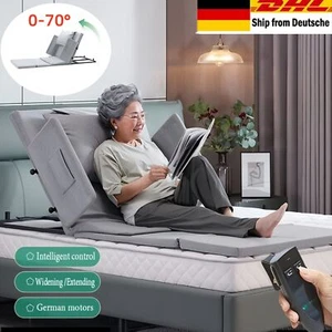 Elektrisch Bett-Rückenlehne klappbare 2-70° Pro Aufstehhilfe Lattenrost 85*190cm - Bild 1 von 10
