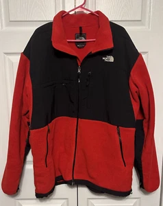 The North Face Denali Fleece Jacket Men's Sz XXL Red BlackA193 Polartec - Picture 1 of 10