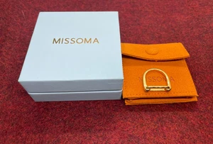 BRAND NEW BNIB MISSOMA OVATE RING SIZE K 925 STERLING SILVER 18CT GOLD VERMEIL - Picture 1 of 3