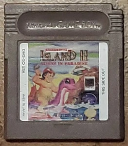 Adventure Island 2 Aliens in Paradise Nintendo Game Boy Tested & Works Authentic - Picture 1 of 8