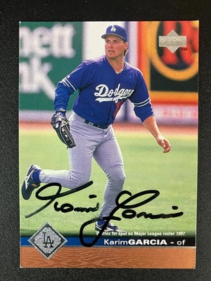 Karim Garcia 1997 Upper Deck Dodgers In Person IP TTM Signed Auto Autograph - Image 1 of 2