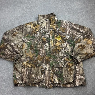RealTree Jacket Adult 3XL XXXL Brown Workwear Hunting Camo Lined Outdoors Men - Image 1 of 4
