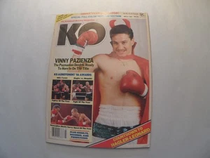 1c-35 Vintage Boxmagazin KO März 1987 VINNY PAZIENZA Cover - Bild 1 von 2