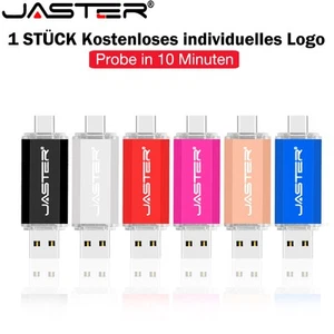 TYPE-C USB 3.0 Flash-Laufwerk Kostenloses benutzerdefiniertes Logo Speicherstick - Afbeelding 1 van 27