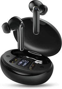 Earbuds Wireless LED Power Display 5.1 with 2 HD Mic, IPX5 Waterproof, 40H bass - Picture 1 of 7