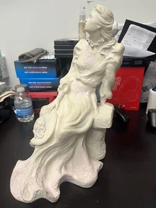Vintage Austin Sculpture "Emily" Victorian 14" 1988 by Alice Heath SIGNED - Picture 1 of 15
