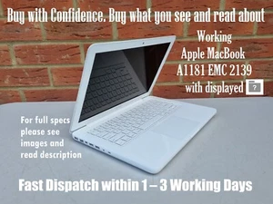 Apple MacBook A1342 EMC 2350 "Core 2 Duo", 13 pulgadas - Imagen 1 de 24