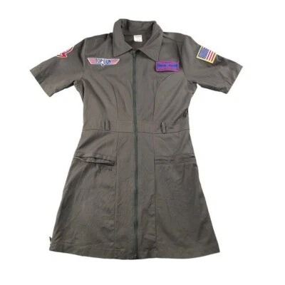 Vestido Top Gun Maverick Cos Play, Cremallera Frontal, Cuello, Mediano, Halloween, EE. UU. Foto 1 de 4