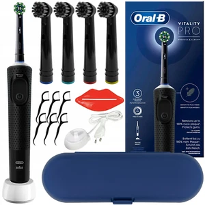 NUEVO Oral B Vitality Pro D103 cepillo de dientes eléctrico negro con estuche... - Imagen 1 de 6