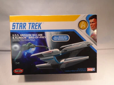 Star Trek U.S.S. Grissom NCC-638 & Klingon Bird-Of-Prey Snap Model Kit Brand New - Image 1 of 4