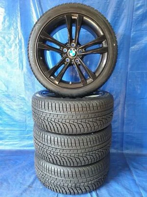 18 Zoll BMW 3er F30 F31 4er F32 F33 F36 Winterräder Doppelspeiche 397 NEU Black - Bild 1 von 4