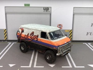 1971 Chevy Van 4x4 Rusty Weathered Custom 1/64 Diecast Barn Find M2 Machines - Picture 1 of 12